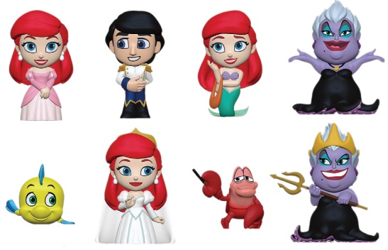 Disney Mystery Minis Little Mermaid 12pcs