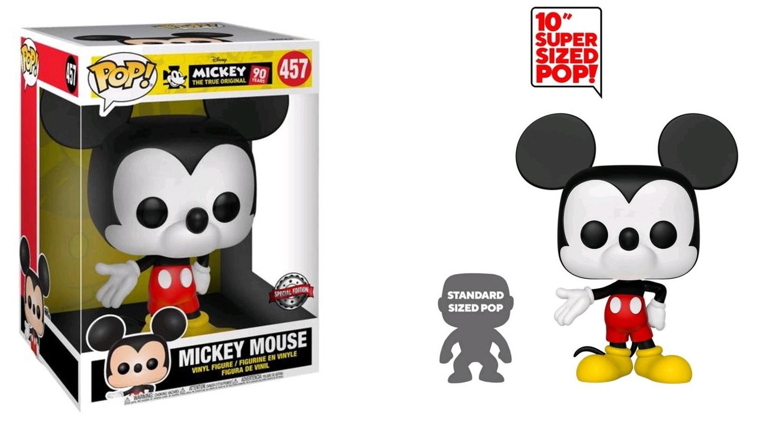 Disney Pop Mickey Mouse 25cm Classic Color Exclu