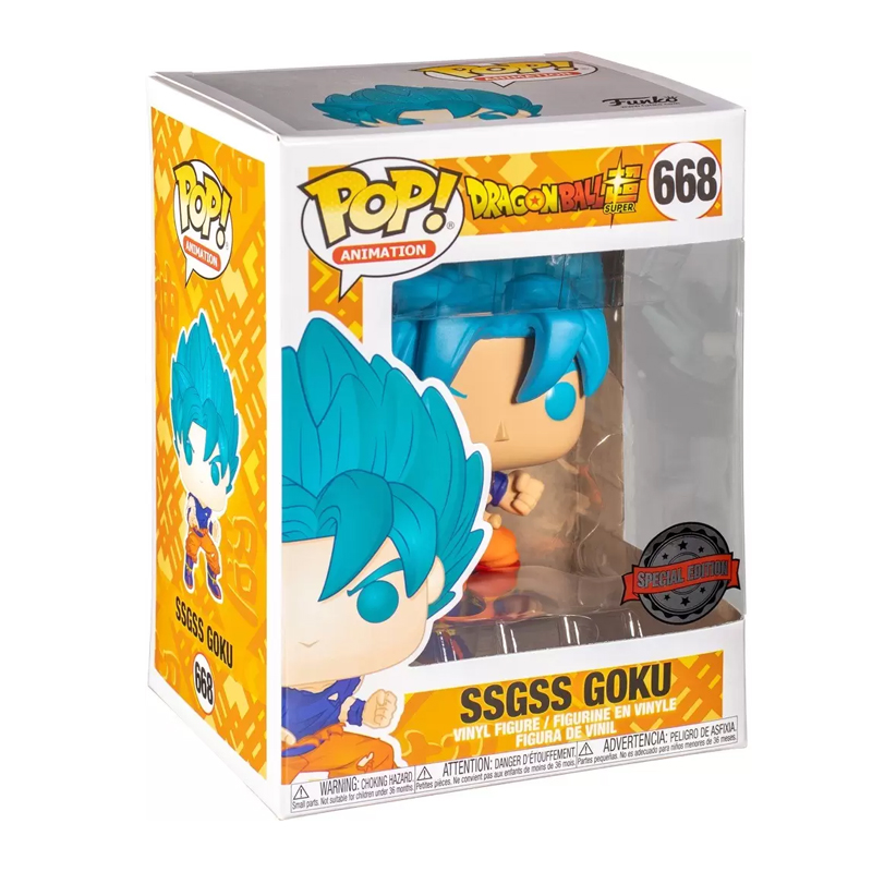 DBZ Pop Dragon Ball Super Ssgss Son Goku Exclu