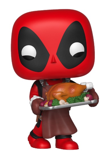 Marvel Pop Holiday Deadpool With Turkey