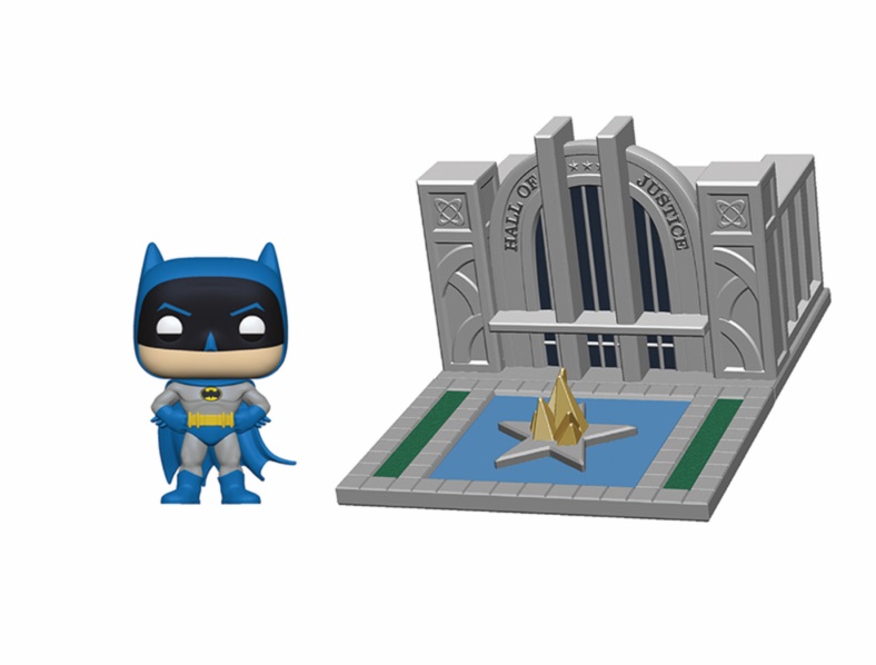 Dc Pop Town Batman 80Th Hall Of Justice