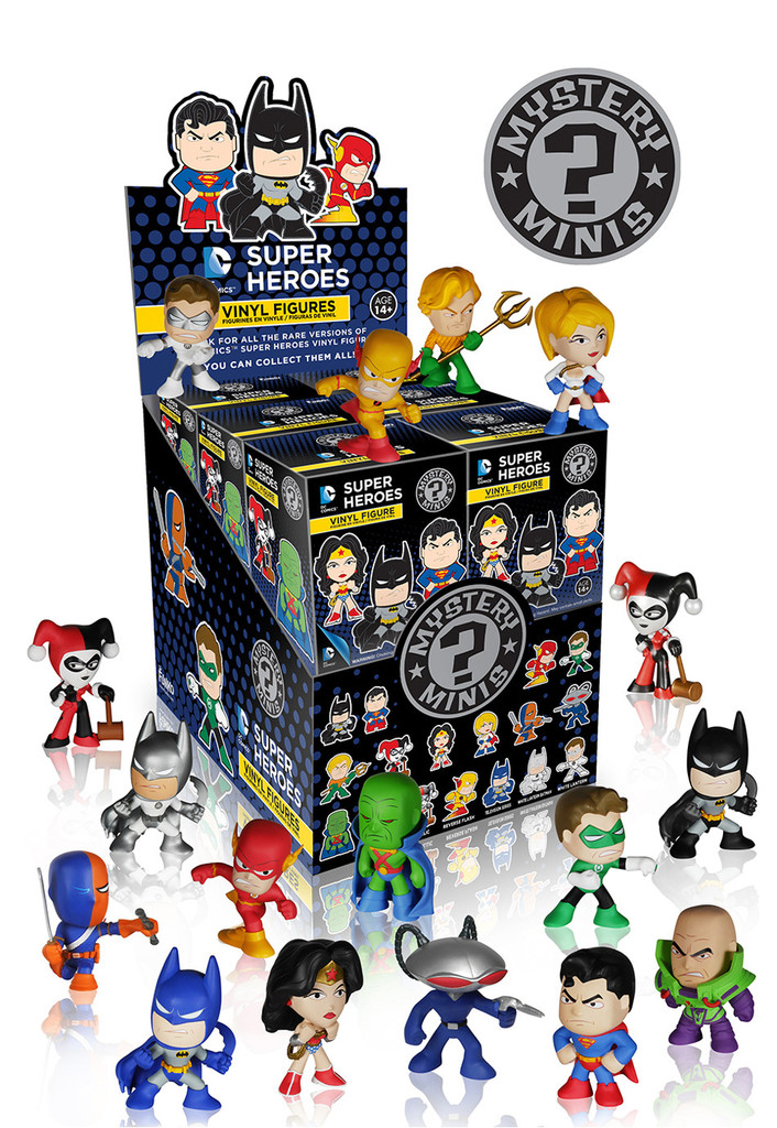 DC Mystery mini serie 2 Super Heroes boite de 12 figurines