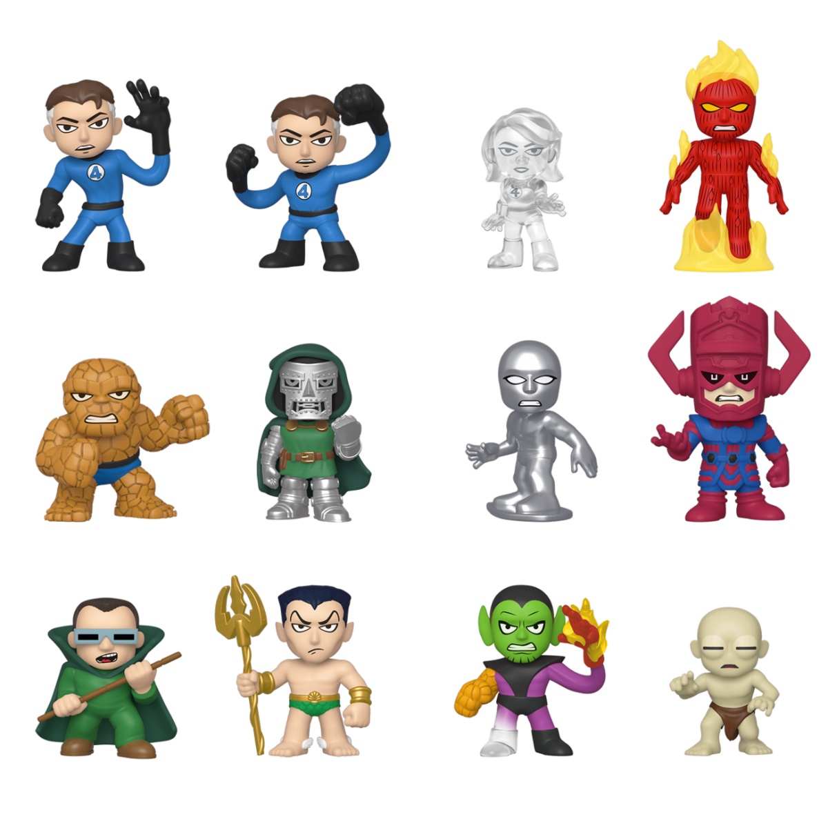 Marvel Mystery Minis Fantastic Four 12Pcs