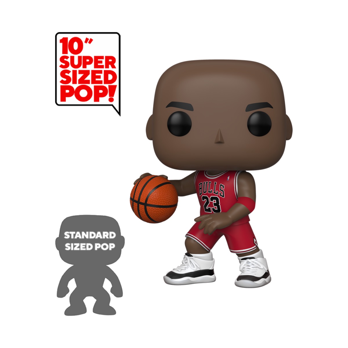 NBA Pop Michael Jordan Red Jersey 25cm