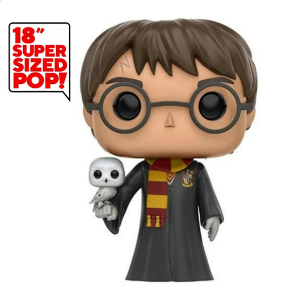 Harry Potter Pop Big Harry Potter Et Hedwig 45cm