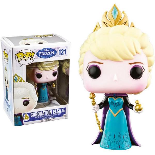 zz RIP zz Disney Pop Frozen la Reine des Neiges Elsa Couronnement Orbe et Sceptre Exclu version figu