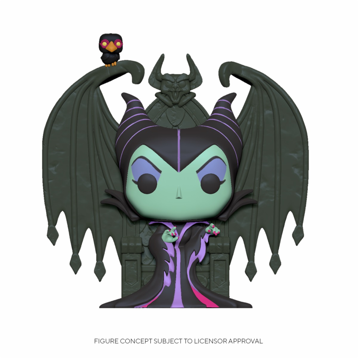 Disney Pop Deluxe Maleficent On Throne Maléfice