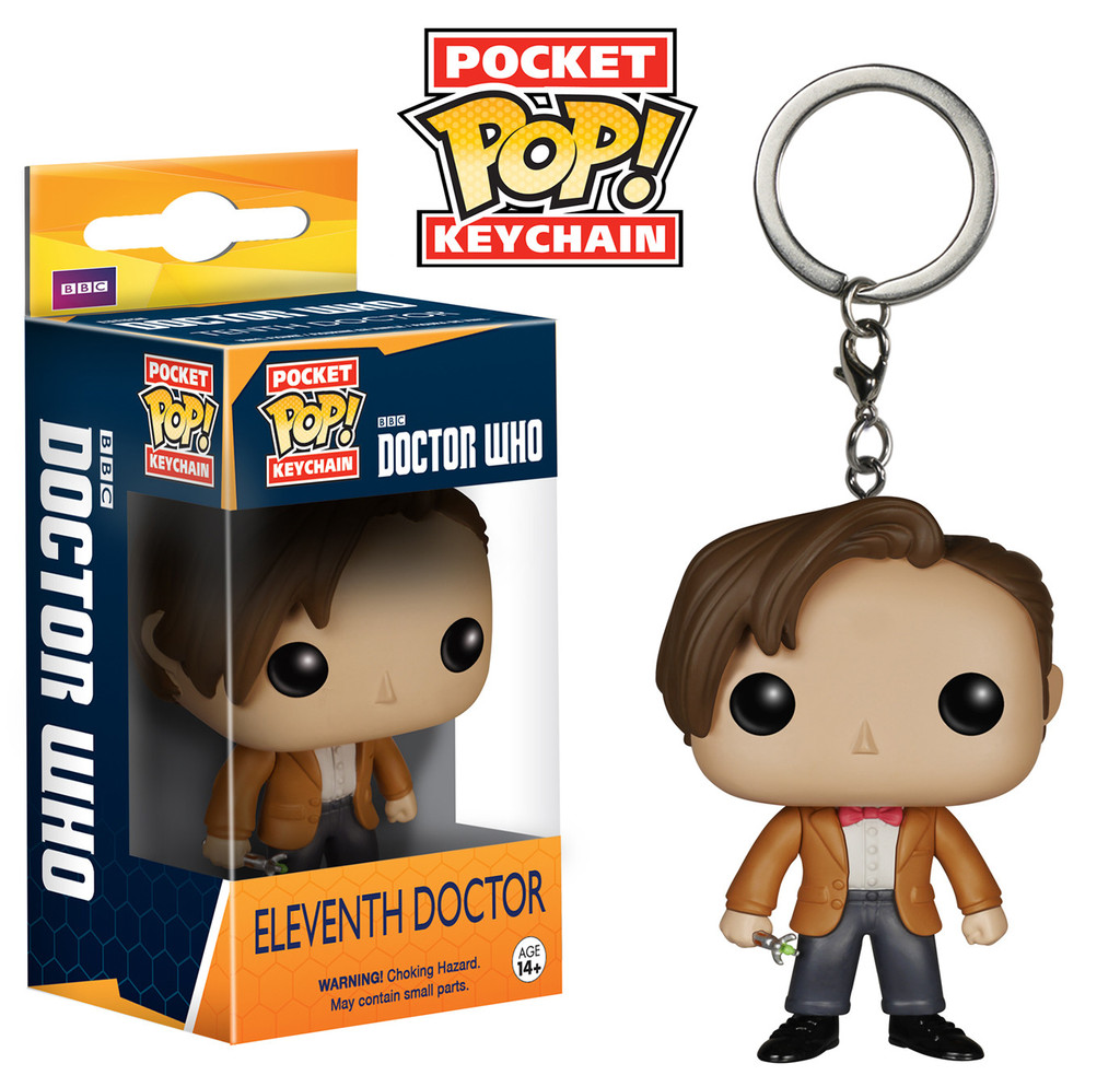 Doctor Who Pocket Pop Porte Cle 11th Doctor figurine 4cm