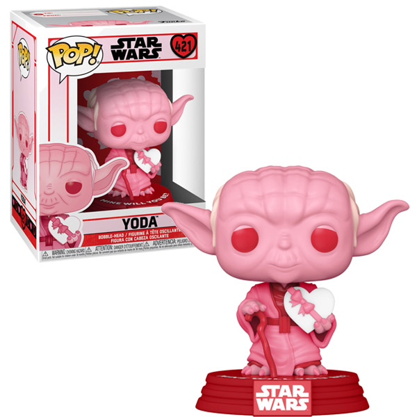 SW Star Wars Pop Valentines Yoda With Heart 
