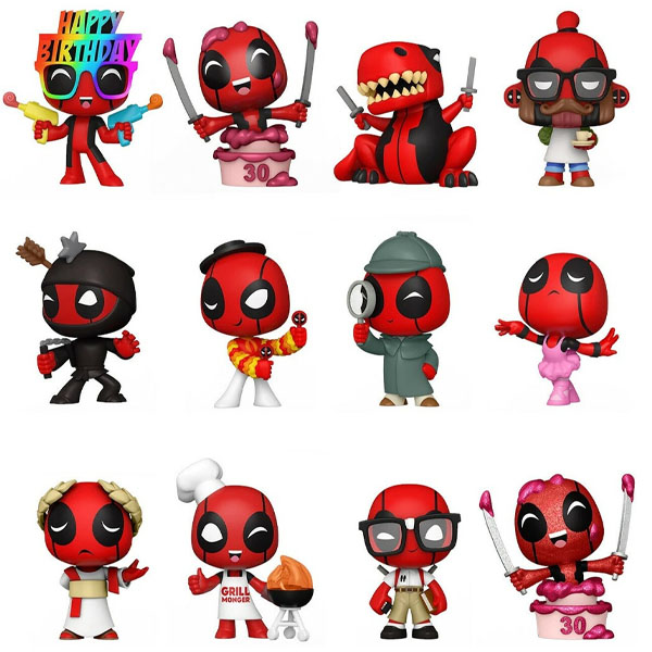 Marvel Mystery Minis Deadpool 30th 12pcs Asst