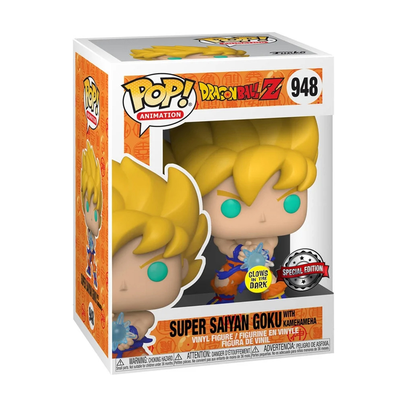 Dbz Pop Super Saiyan Son Goku Kamehameha Exclu