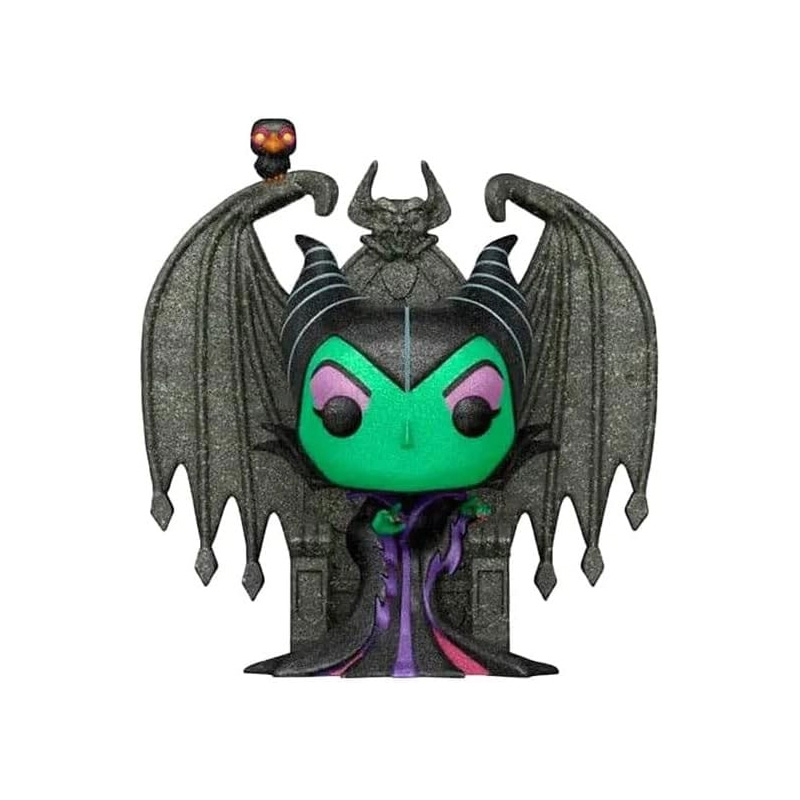 Disney Pop Maleficent On Throne Glitter Exclu