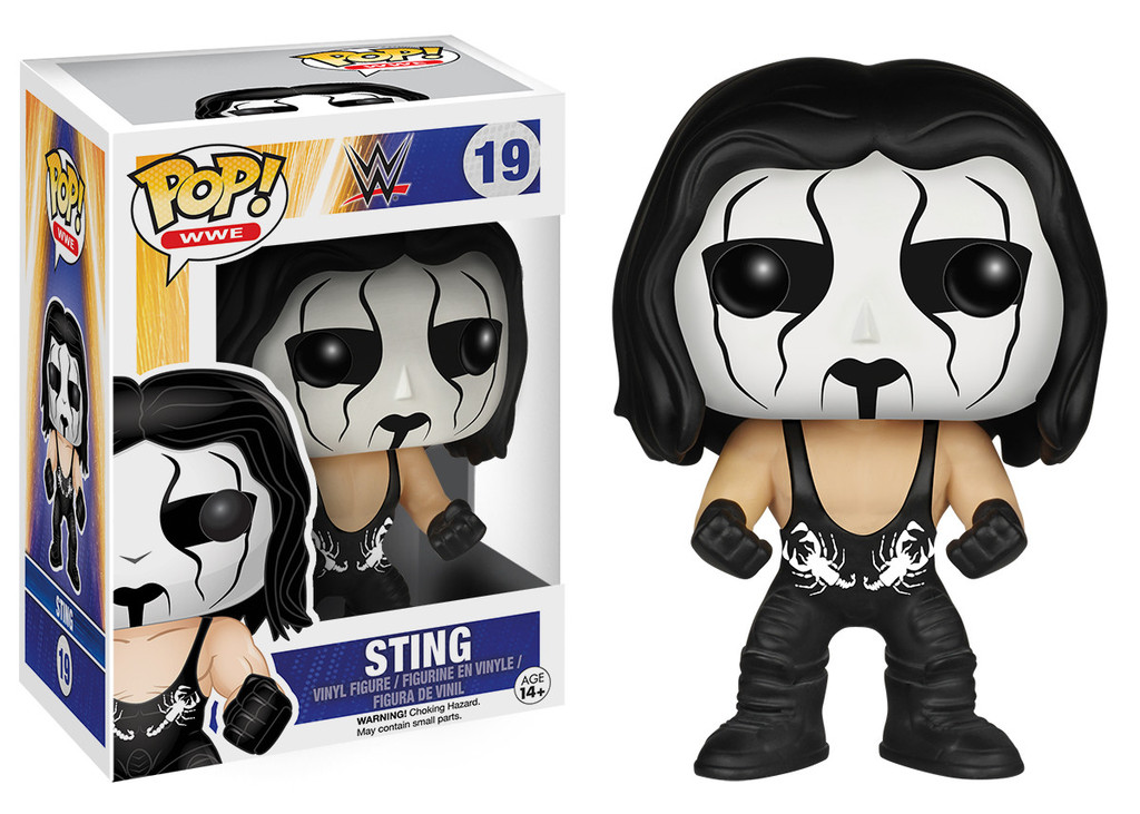 WWE Authentic Wear "Stng" POP! Keychain - Official Collectible Vinyl Keychain, 1x1x1.5 Inches