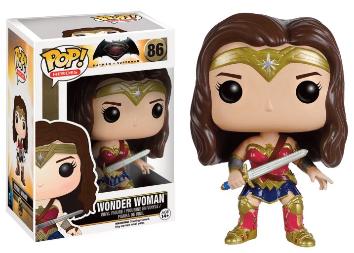Batman VS Superman Pop Wonder Woman figurine 9cm