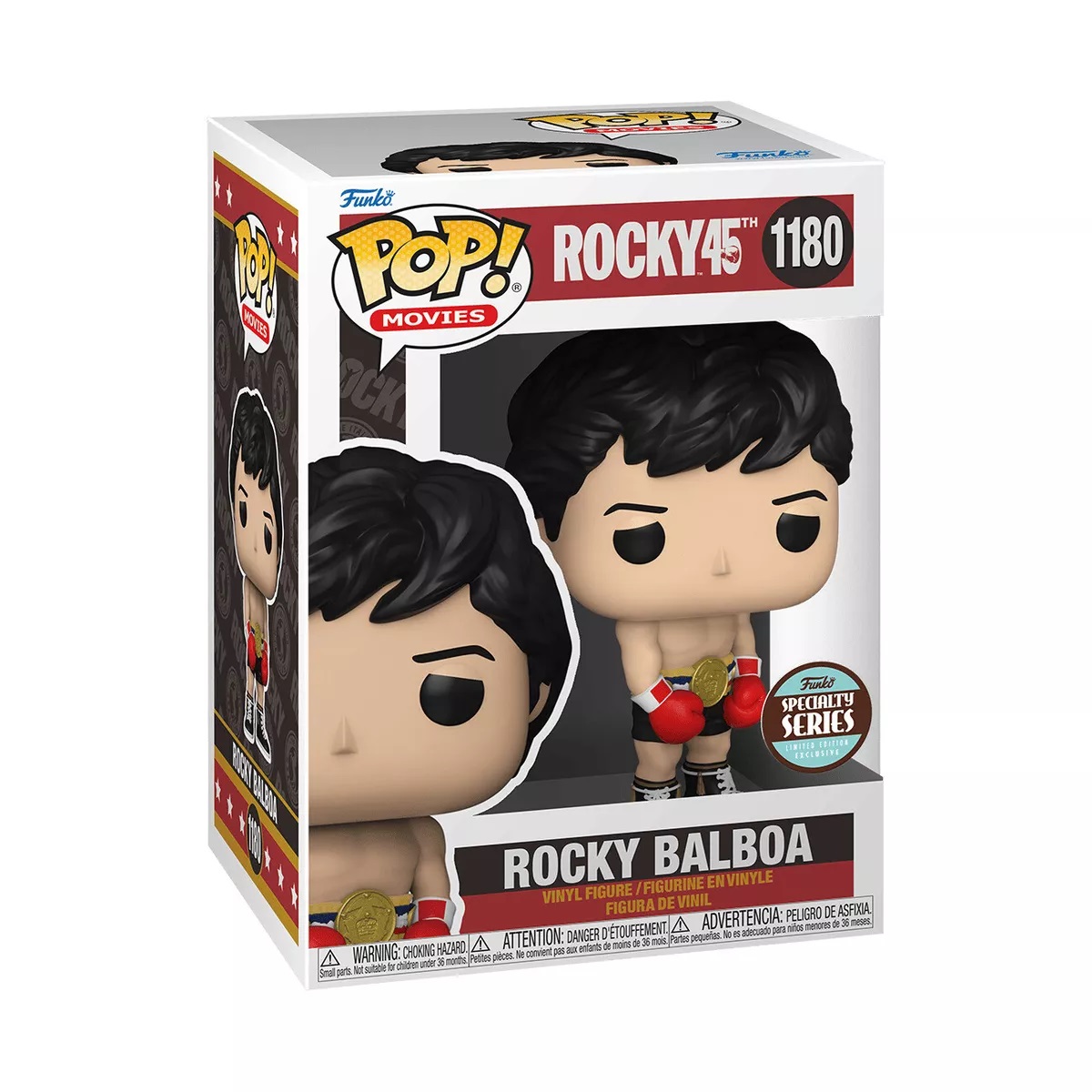 Rocky Pop 45Th Anniv Rocky Gold Belt Exclu
