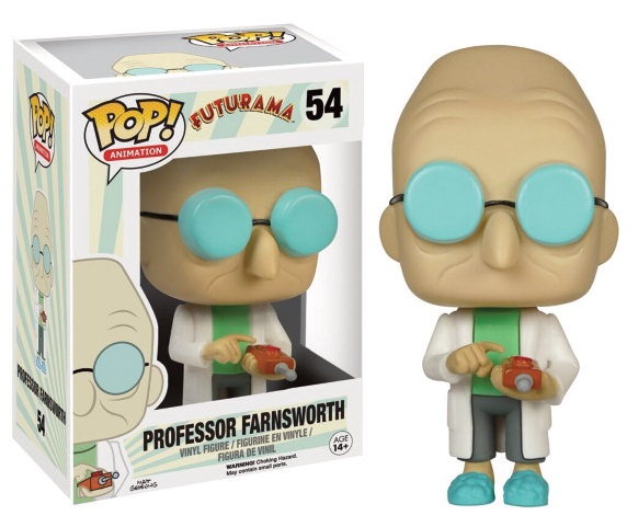 Futurama Pop Professor Farnsworth 9cm