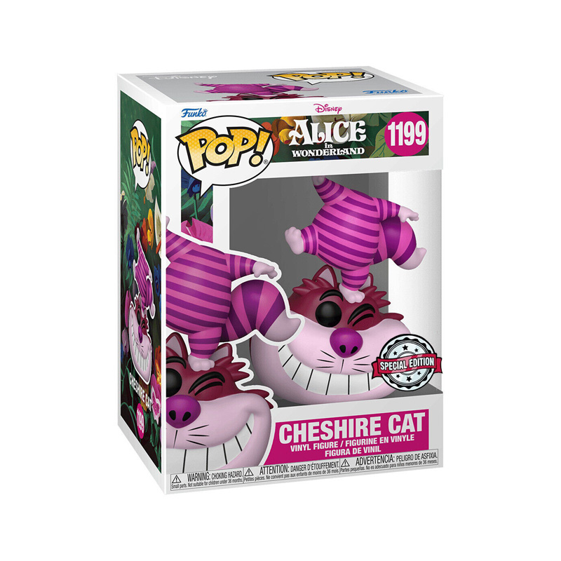 Disney Pop Cheshire Cat Standing On Head Exclu chase