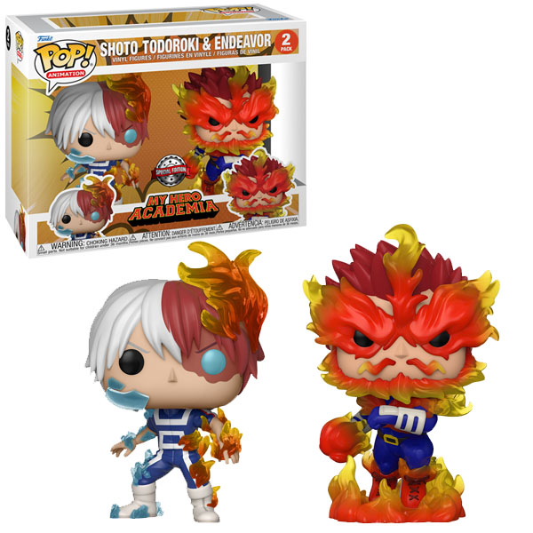 My Hero Academia Pop 2Pk Endeavor & Todoroki Exclu