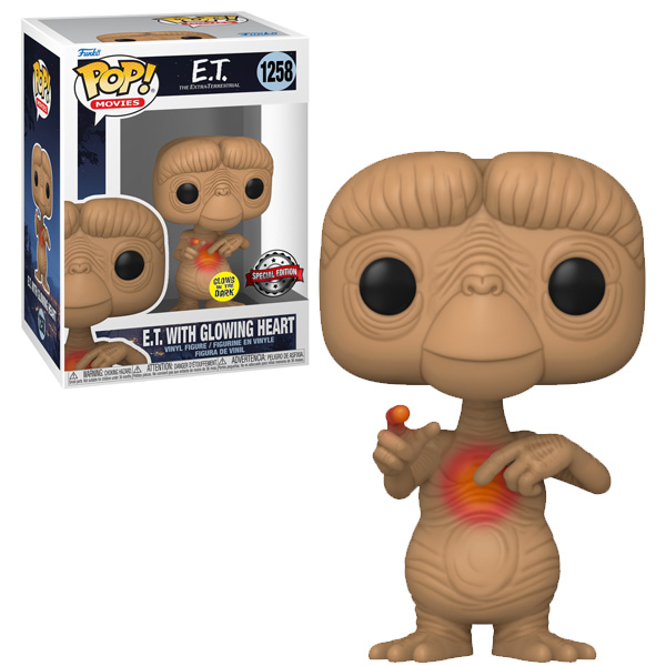 E.T Pop 40Th  E.T. W/Heart Glow Exclu