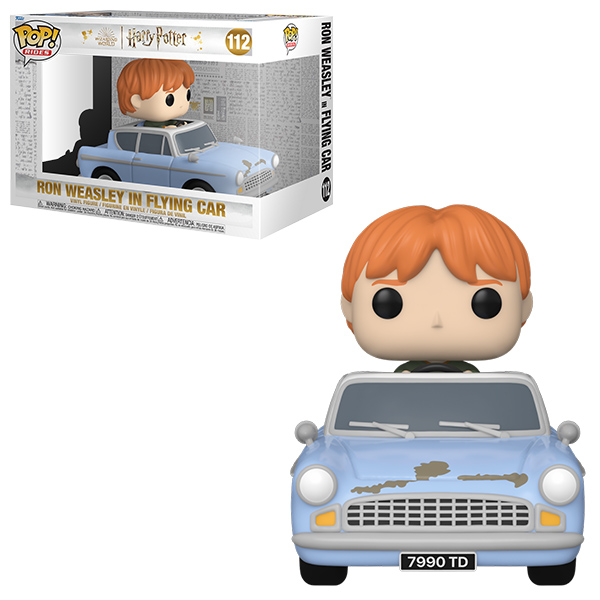 Harry Potter Pop Ride Dlx Chamber Secrets 20Th Anniv Ron W/ Car