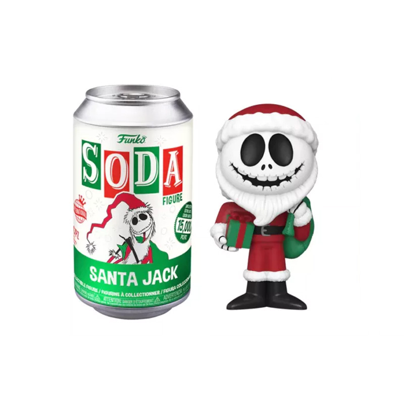 Disney Vinyl Soda Nightmare Before Christmas Santa Jack