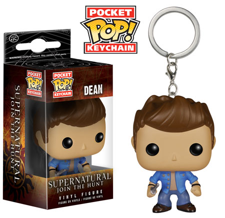 Supernatural Pop Pocket Keychains Dean 4cm