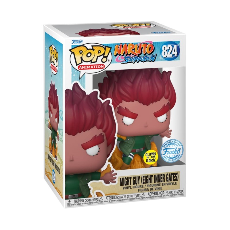 Naruto Pop Might Guy Eight Inner Gates Glow Exclu