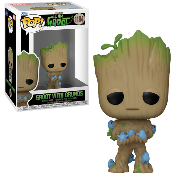 Marvel Pop I Am Groot Groot W/ Grunds