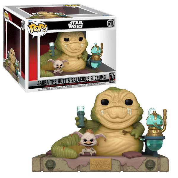 SW Star Wars Pop Deluxe Return Of The Jedi 40Th Jabba W/Salacious