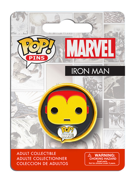 Marvel Pop Pins Iron Man 3cm