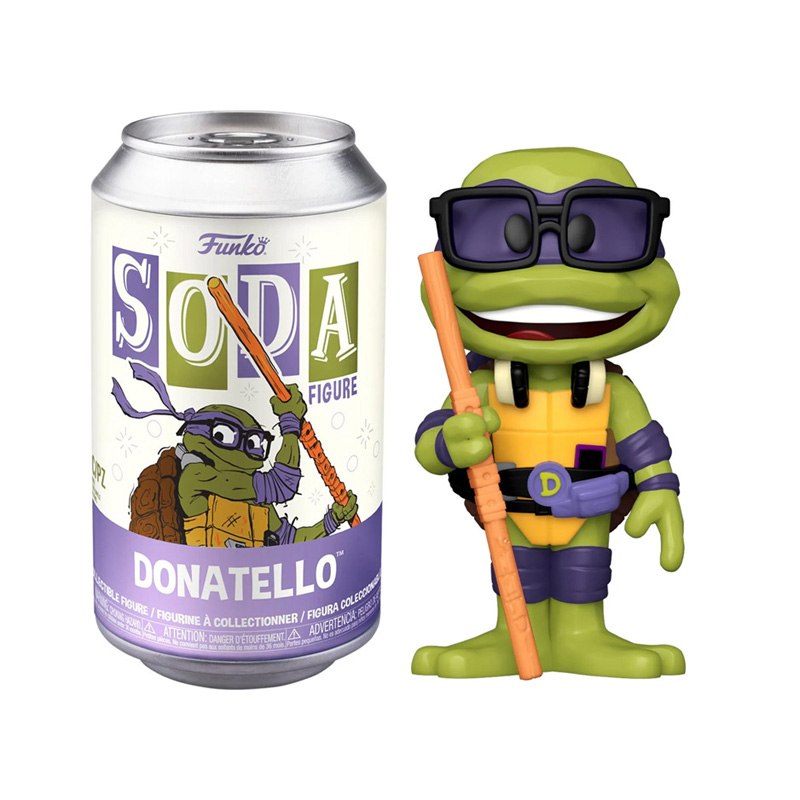 TMNT Tortues Ninja Vinyl Soda Donatello