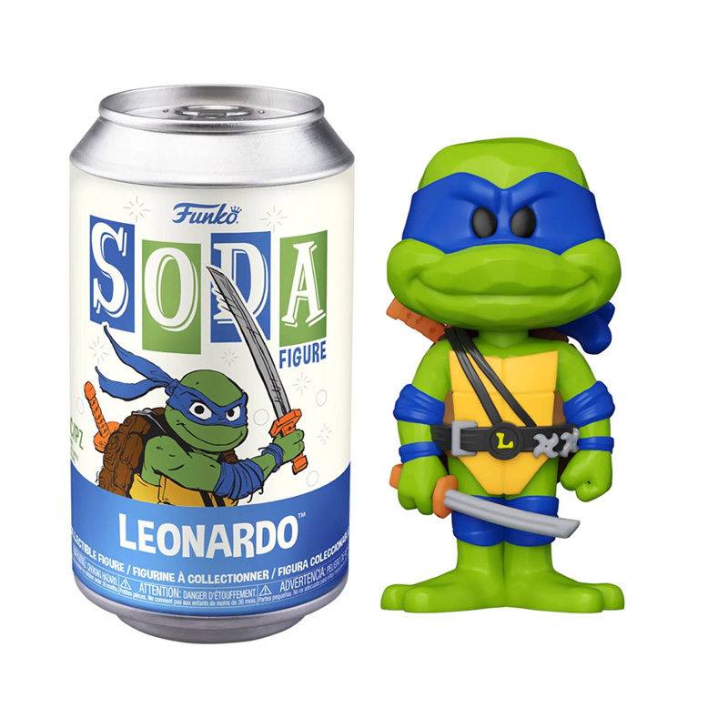 TMNT Tortues Ninja Vinyl Soda Leonardo