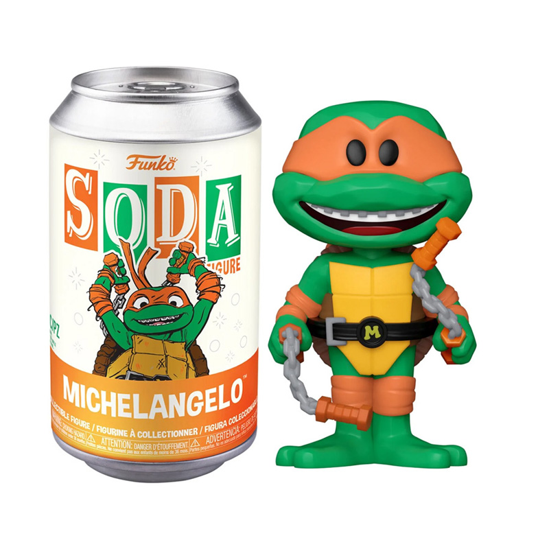 TMNT Tortues Ninja Vinyl Soda Michelangelo