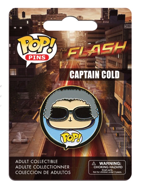 DC Pop Pins Flash TV Captain Cold 3cm