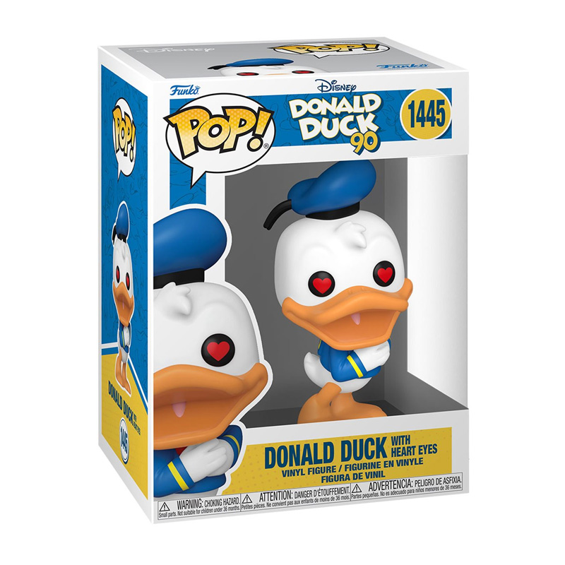 Disney Pop Donald Duck 90Th Anniv Donald Duck Heart Eyes