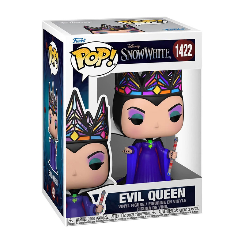 Disney Pop Blanche Neige Live Action Evil Queen Blue Dress
