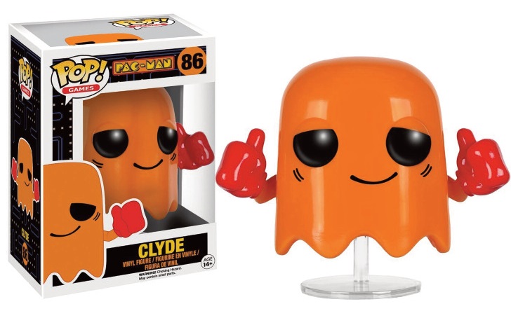 Pac-Man Pop Clyde Orange Phantom 9cm 