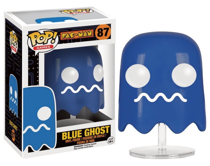 Pac-Man Pop Blue Ghost 9cm 