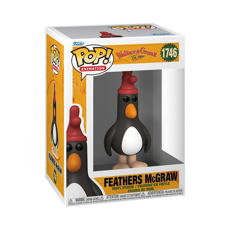 Wallace & Gromit Pop Feathers Mcgraw