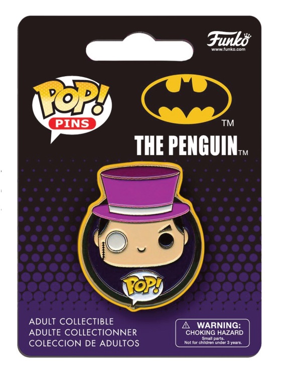 DC Pop Pins Penguin 3cm