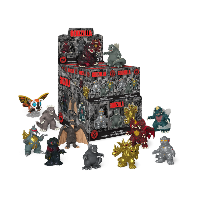 Godzilla 70Th Anniv Mystery Minis Asst 12Pcs