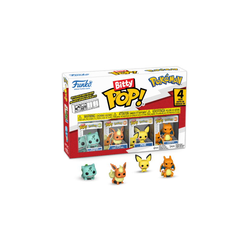 Pokemon Bitty Pop Pokemon 4-Pack asst 12pcs