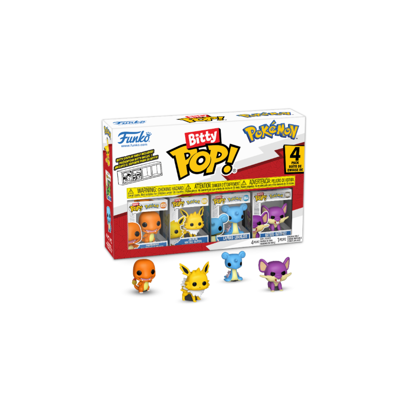 Pokemon Bitty Pop Pokemon 4-Pack asst 12pcs