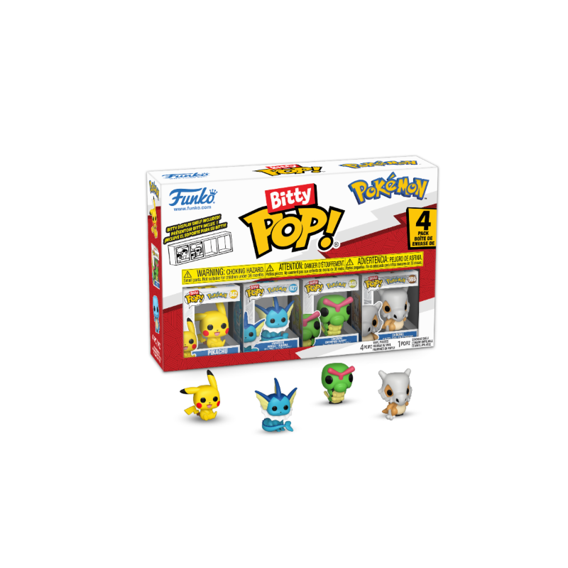 Pokemon Bitty Pop Pokemon 4-Pack asst 12pcs