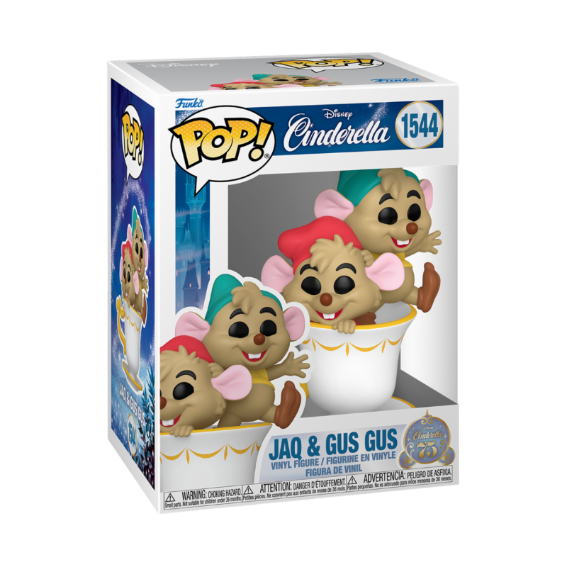 Disney Pop Cendrillon 75Ht Anniv Jack & Gusgus In Cup