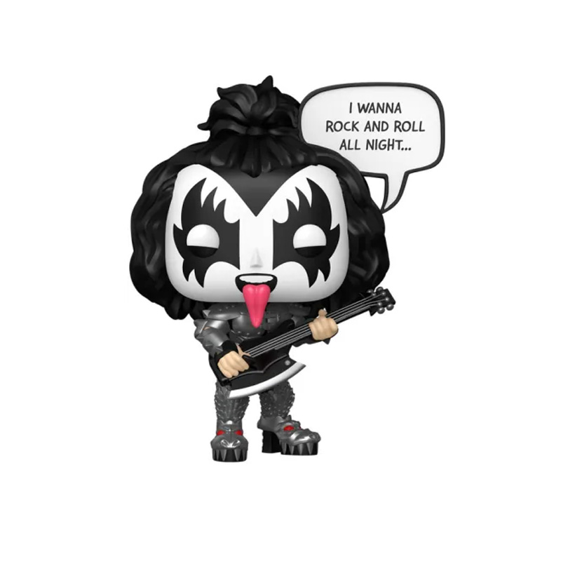 Kiss Pop Sayings R&R All Night The Demon