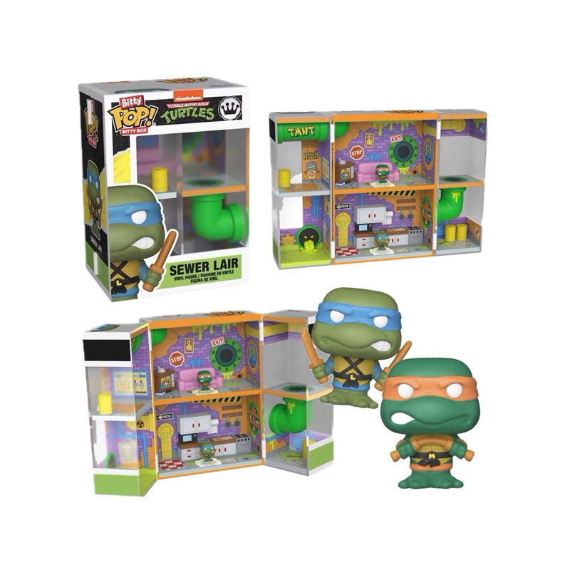 Tmnt Tortue Ninja Bitty Boxes Sewer Lair