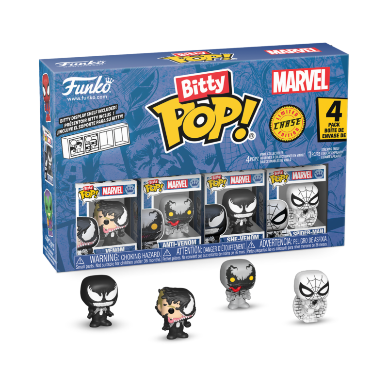 Marvel Bitty Pop 4-Pack Spider-Man asst 12pcs