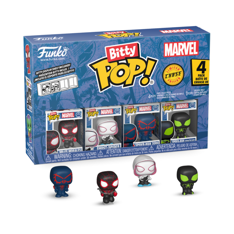 Marvel Bitty Pop 4-Pack Spider-Man asst 12pcs