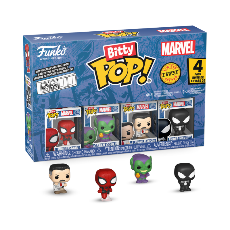 Marvel Bitty Pop 4-Pack Spider-Man asst 12pcs
